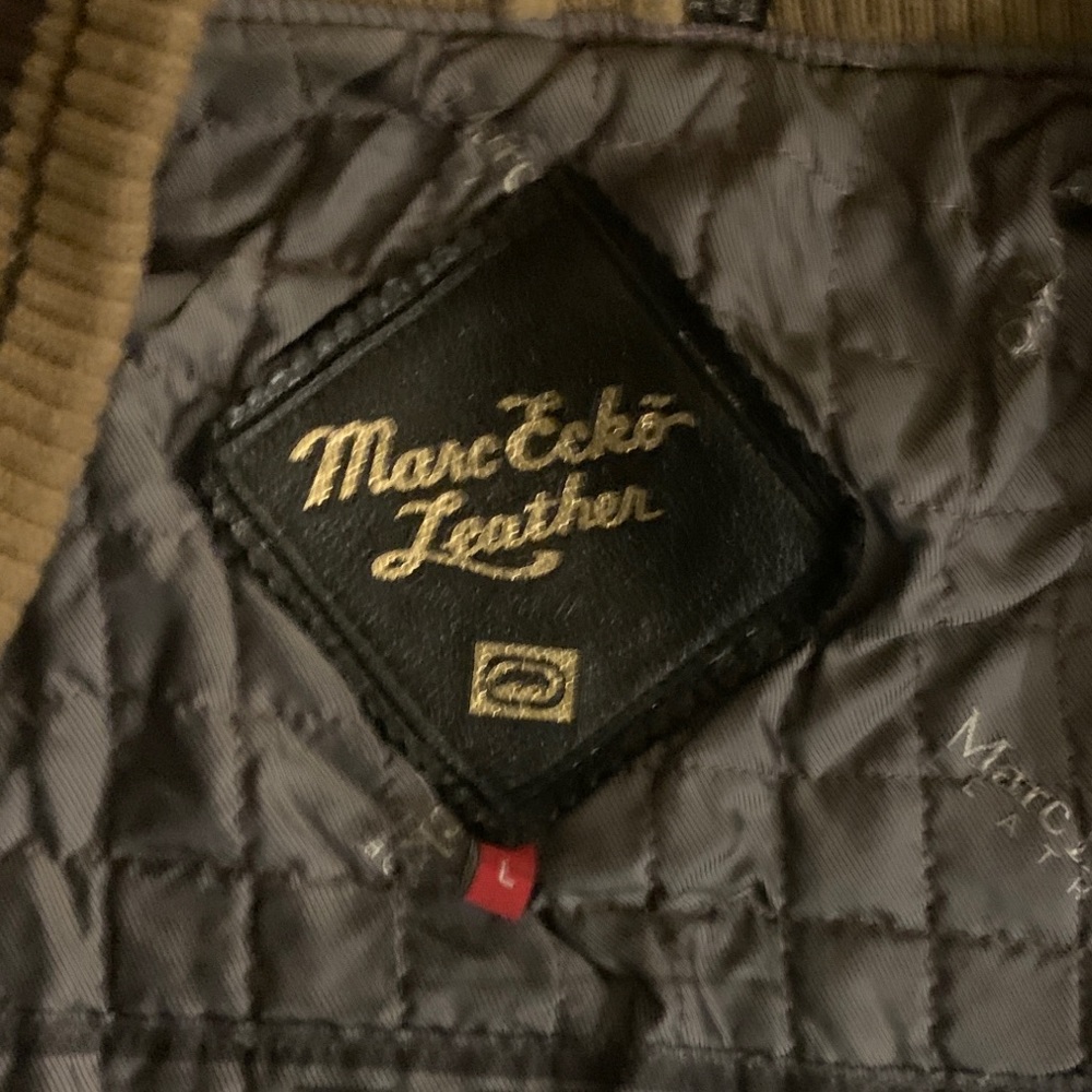 Marc Ecko Wool Leather Varsity Alumni Jkt - image 5